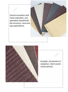 แผ่นผนังโลหะตกแต่ง<span class=keywords><strong>ทั</strong></span>นสมัยพร้อมแซนด์วิชโฟม <span class=keywords><strong>PU</strong></span> สำหรับผนังโรงแรมฉนวนกันความร้อนกันน้ำ - Product Image 4