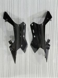 ชิ้นส่วนครอบกระจกหน้าคาร์บอนไฟเบอร์แห้ง 3K สำหรับ KTM RC 390 2018+ ฝาครอบกระจกหน้ามอเตอร์ไซค์ - Product Image 2