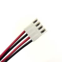 Adaptateur électronique personnalisé 2510 2p 2,5 mm de pas, en cuivre étamé, câble 1007
