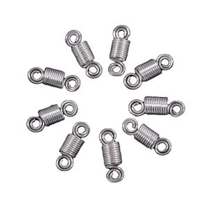 Hot Bán Tự Làm Tóc Mở Rộng Công Cụ 50Pcs 10 Vòng Dreadlock Hạt 8Mm Hình Dạng Xoắn Ốc Vòng Ống Kim Loại Tóc Bện Cuff Clip Cho - Product Image 3