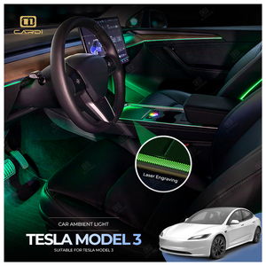 Luz Ambiental Sinfónica para Auto, Modelo 3 y Modelo Y, Juego de Luces LED Interiores con Molde 1 a 1, Gran Venta - Product Image 1