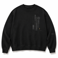 Felpe con Cappuccio a Maniche Lunghe in 100% Cotone, 440 GSM, Nere, con Logo Personalizzato e Etichetta Privata, Ottimo Servizio, Prezzo Conveniente