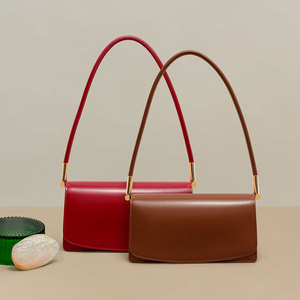 Borse a tracolla piccole da <span class=keywords><strong>donna</strong></span> 2024 all'ingrosso personalizzate alla moda Vintage in vera pelle - Product Image 2