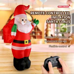 Jouets <span class=keywords><strong>de</strong></span> Noël uniques, cadeau, homme <span class=keywords><strong>de</strong></span> Noël qui <span class=keywords><strong>marche</strong></span> et chante, jouets gonflables télécommandés - Product Image 3