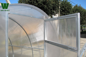 पॉलीकार्बोनेट पीसी शीट गार्डन ग्रीनहाउस गैल्वेनाइज्ड ग्रीनहाउस गार्डन - Product Image 4