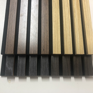 Wand und Decke Schall dichte Lamellen Laminierte Pet Wooden <span class=keywords><strong>Veneera</strong></span> Akustik platte für Auditorium Hall - Product Image 4