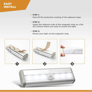 Đèn LED Kích Hoạt Cảm Biến Chuyển Động Cho Phòng Ngủ Trẻ Em, Phòng Ngủ, Cầu Thang, Tủ Có Pin - Product Image 6