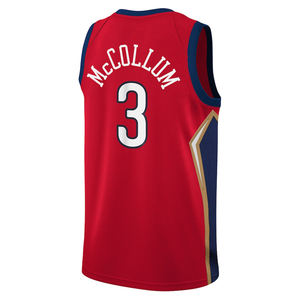Herren New Orleans #3 C.J. McCollum Basketball Jersey Bestickte Hemden Logos Jugend City Edition Sport Atmungsaktiver Sommer - Product Image 2