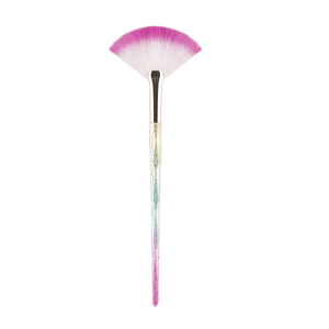 Brocha de Maquillaje de Madera con Forma de Abanico, <span class=keywords><strong>para</strong></span> Aplicar Maquillaje, Iluminador, Rubor y Polvo, con Pelo Sintético de Alto Brillo - Product Image 5