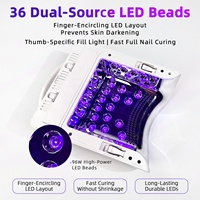 NEUE 96W Kabelgebundene Nagellampe Gel-Lack-Trockner Pediküre-Lampen LED-Licht für Nägel Beliebte UV-LED-Nagellampe