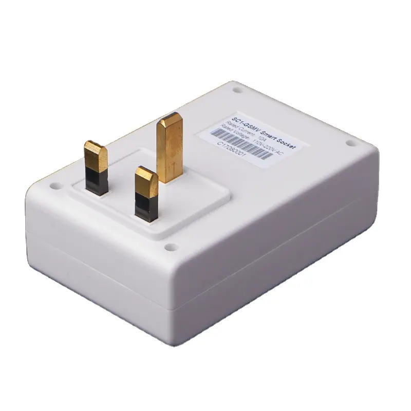 EU/UK 220V Phone RC Remote Wireless Control Smart Switch GSM Socket Power Plug