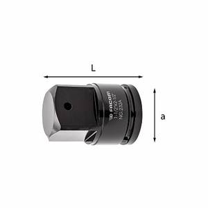 Conexión Cuadrada Macho Usag 247 1 1/2 M a Hembra 2 1/2, Longitud 60 mm, 120 mm, Estándar ASME B107.2 - Product Image 1