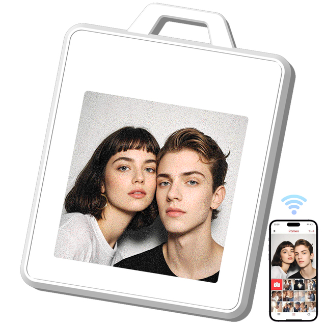 PhotoTag E Ink Screen Anti-lost Personalized and Quickly Customizable Keychain Anti-lost Device for the Elderly and Children