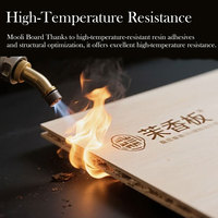 Panneau de particules en mélamine fabriqué en Chine, classe de résistance à l'humidité P6, noyau en eucalyptus, couleur personnalisée pour les designs de portes