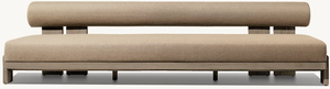 Ensemble de meubles de jardin en teck et tissu, ensemble de meubles d'extérieur, ensemble de meubles de patio - Product Image 4