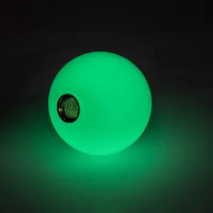 Lichtgevende <span class=keywords><strong>5</strong></span>/6 Snelheid Blauwe Nachtgloed Universele Versnellingspookknop Eenvoudig Te Installeren Transmissie Acryl Pookknop 3 Adapters Nieuw - Product Image 1