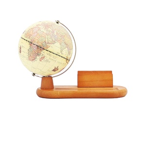 2024ถือปากกาทำจากไม้อังกฤษโบราณฐานลูกโลกโลก - Product Image 1