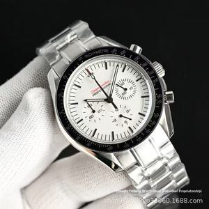 Montre mécanique entièrement automatique Moonwatch Super Apollo Series, chronographe multifonction, acier inoxydable, résistante à l'eau jusqu'à 100 m - Product Image 6