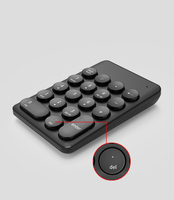 Teclado numérico de 18 teclas para ordenador portátil, tableta y Smartphone, USB 2,4G, solo teclado numérico inalámbrico