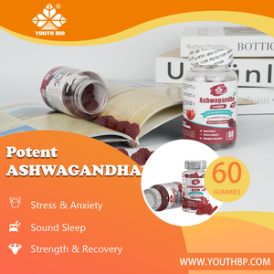Gommose all'Estratto di Ashwagandha, Superfood Erboristico con Pectina per Anziani, Etichetta Privata OEM, Consegna Espressa, 300mg D2 Magnesio - Product Image 3