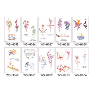 Nuevas Pegatinas de Tatuajes Temporales Románticas para Dedos, de Papel Blanco, Resistentes al Agua y al Sudor, Personalizables para Brazo, Cara, Clavícula y Cuerpo - Product Image 5