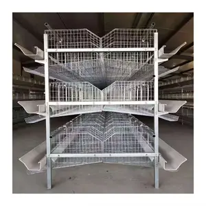 durable 3 tiers A type layer egg chicken cage poultry farm house design