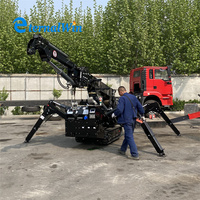 Mini-grue sur chenilles de 3 tonnes de fabrication chinoise, grue araignée avec certificat CE
