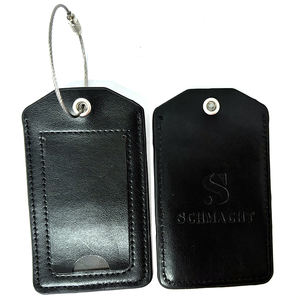 Nouveau logo gravé personnalisé pas cher promotionnel personnalisé étiquettes de voyage <span class=keywords><strong>en</strong></span> cuir PU <span class=keywords><strong>bagages</strong></span> avec boucles <span class=keywords><strong>en</strong></span> acier inoxydable - Product Image 2