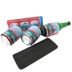 Wholesale Neoprene Beer <b>Bottle</b> and Drink Can Cooler Bags Slim Slap s with Custom Logo Sublimation for Cooling Cans - Product Image 3