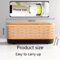 Diffuseur d'arômes ultrasonique en gros, diffuseur d'huiles essentielles électrique pour la maison, lampe LED, humidificateur aromathérapie