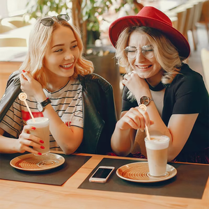 Cable مشروبات كوكاتيل خشبية للاستعمال لمرة واحدة عصي تحريك القهوة مشروبات دائرية نهاية خشبية بسيطة - Product Image 3