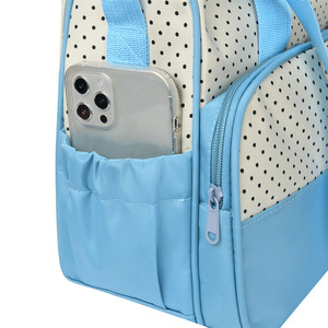OEM/ODM grande contenitore pannolino per mamma borsa 5 pz per pannolini per bambini convertibili per fasciatoio con tasche isolanti borsa per mamma - Product Image 2