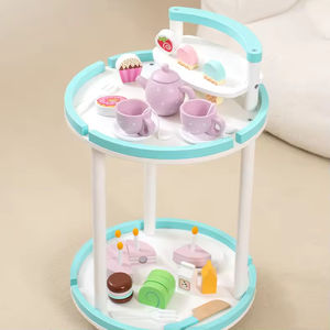 EDULAND Boîte <span class=keywords><strong>de</strong></span> jeu <span class=keywords><strong>de</strong></span> cuisine en bois avec chariot et chariot <span class=keywords><strong>de</strong></span> courses - <span class=keywords><strong>Jeux</strong></span> éducatifs pour les enfants <span class=keywords><strong>de</strong></span> 2 à 4 ans - Product Image 6