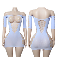 Robe de soirée sexy sans bretelles à une épaule, lingerie de danse, tenue exotique pour pole dance, vêtements de danse