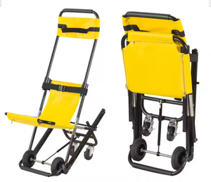 Camilla de escalera tipo oruga, silla de evacuación de gran altura en la planta baja, camilla plegable portátil de aleación de aluminio - Product Image 1