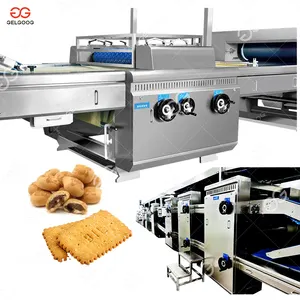 Máquinas Gelgoog para Fabricação de Biscoitos Máquina de fazer biscoitos automática Hello Panda Linha de biscoitos recheados