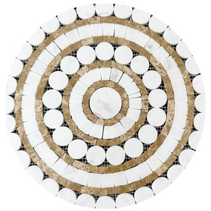 Carreau <span class=keywords><strong>de</strong></span> mosaïque moderne en <span class=keywords><strong>pierre</strong></span> <span class=keywords><strong>de</strong></span> marbre blanc Tapis Puzzle Mural Parquet Design pour hôtel Intérieur <span class=keywords><strong>Piscine</strong></span> Mur ou Métal Caractéristiques - Product Image 5