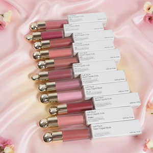 Fard à joues liquide crème végétalien minéral waterproof en gros, haute qualité, longue tenue, fini naturel, pigment pour le visage, teinte claire - Product Image 1