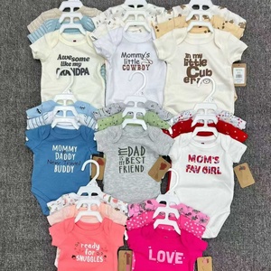 <span class=keywords><strong>Ensemble</strong></span> de vêtements pour nouveau-nés en gros – Collection été pour bébés filles et garçons – Combinaisons 3 pièces - Product Image 1