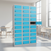 Armoires de rangement en métal multi-portes Armoires en métal pour salle de sport/maison/bureau industriel