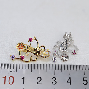 Pendentif en argent S925 fait main avec perle baroque, collier pour femme avec sertissage vide, 1428 perles, composants et trouvailles de bijoux DIY - Product Image 3