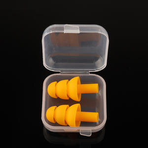 Tapones para los oídos de natación de silicona impermeables para adultos Tipo de gafas de carreras Mantener el agua fuera de la oreja para hombres y mujeres - Product Image 3