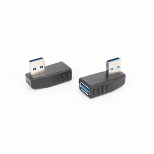 สายต่อขยายวัสดุ PVC ไมโคร-USB แบบมุมซ้ายขวา 90 <span class=keywords><strong>องศา</strong></span> อะแดปเตอร์ตัวผู้เป็นตัวเมียสำหรับแล็ปท็อปพีซี Z07 - Product Image 2