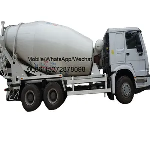 למעלה איכות HOWO 6x6 8m3 יד ימין כונן בטון תועמלן מערבל בטון משאית בטון מיקסר משאית יצרן