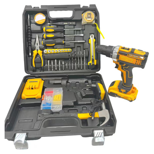 GOLDMOON Cordless Mini Electric Screwdriver Power Tool Sets Electric Drill