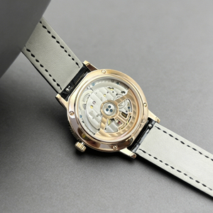 Montre mécanique automatique de luxe personnalisée pour femme, affichage jour/nuit, bracelet en cuir véritable, aiguilles lumineuses, montre élégante - Product Image 6