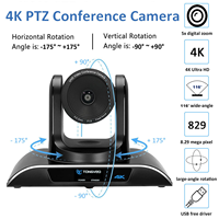 Cámara de videoconferencia UHD 4K PTZ con control remoto Cámara USB 4K PTZ para reuniones de negocios