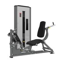 Presse à jambes professionnelle à charge par pignon pour salle de sport
