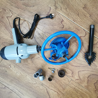Machine de forage de puits d'eau portable mini électrique 220V à moteur central de 1,5 kW, directement de l'usine