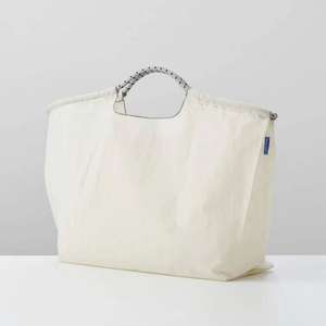 Sac fourre-tout pliable de grande capacité avec logo personnalisé avec poignée pour les achats de voyage et un usage quotidien - Product Image 4